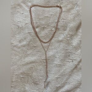 Elegant Rose Gold Layered Necklace